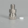 thumbnail image 3 of Convenient 8Mm Quick Connect Female Adaptor Stainless Steel Construction, 3 of 5