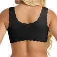 thumbnail image 4 of Everyday Bras for Women Front Closure Bra Women Bras Push up Women Bras plus Size Front Close 36ddd Sports Bras for Women Women Bras Bra Pack Athletic Bras for Women Women's Bra Sports Bra Black 5XL, 4 of 4
