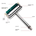 thumbnail image 2 of Manual Ink Printed Film Applicator Ink Test Manual Metal Color Wheel Anilox Roller Rubber Roller Ink Sampler Tool, 2 of 6