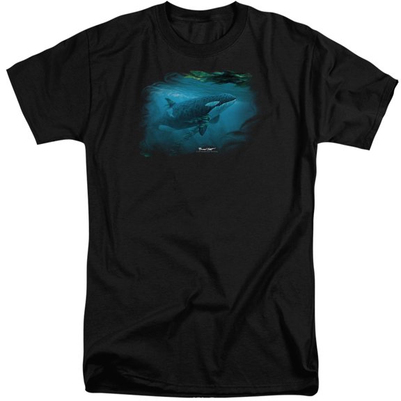 Wildlife - Pursuit Thru The Kelp Orca - Tall Fit Short Sleeve Shirt - XXX-Large
