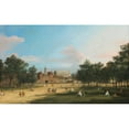 thumbnail image 3 of Canaletto 24x16 Black Modern Framed Museum Art Print Titled - London, a View of the Old Horse Guards and Banqueting Hall, Whitehall Seen from St. James’ Park, 3 of 5