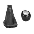 thumbnail image 6 of 6 Speed Gear Shift Knob Leather Lever Shifter for 93 9-3 2003-2012, 6 of 8