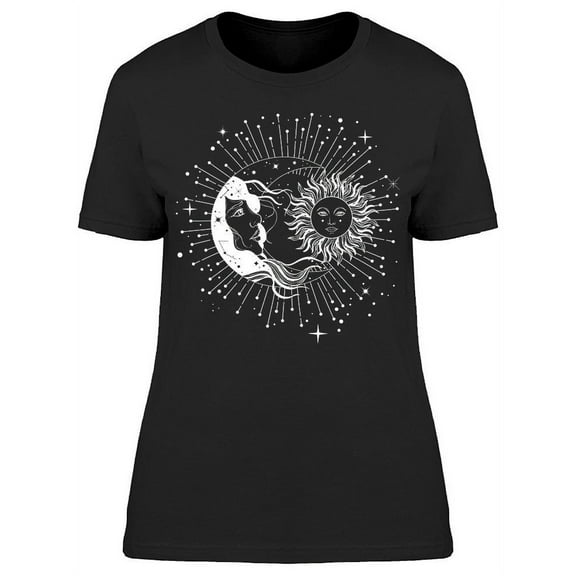 Sun Eclipse Astronomy T-Shirt Women -Image by Shutterstock, Female Small