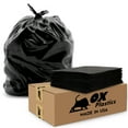 thumbnail image 6 of Ox Plastics 55 Gallon, 2 MIL thick, Large Contractor Heavy Duty Bags, Extra Large Trash Can Liner Bags, 36x52 55gal 2mil (Black, 100 Bags), 6 of 7