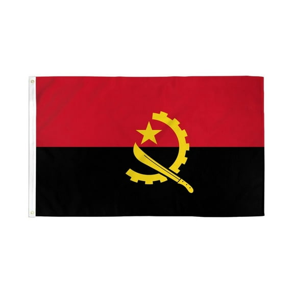 Angola Flag 3x5ft Poly