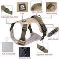 thumbnail image 4 of Pet Harness Reflective Dog Harness Vest Adjustable Safety Lead Straps for Medium Large Dogs French Bulldog Walking Harnesses ShopWise Round, 4 of 10