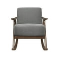 thumbnail image 3 of OakvillePark Hamilton Fabric Upholstered Rocking Chair, Gray, 3 of 7
