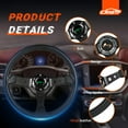 thumbnail image 2 of Volante RASTP Universal Racing de 13.8 pulgadas/350 mm, piel de vinilo, 2 of 7