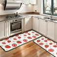 thumbnail image 3 of Kitchen Rugs Sets Of 2,Strawberry Plants Fruit Flowe Anti Fatigue Kitchen Mat Rugs Non Slip Washable,Decorative Kitchen Floor Mats for Kitchen,Sink,Laundry,17"x47"+17"x47", 3 of 5