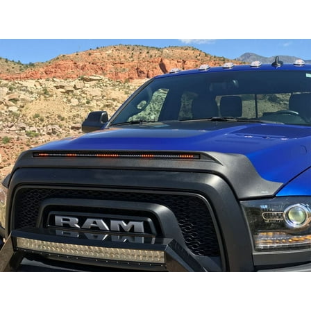 Auto Ventshade [AVS] Aeroskin Lightshield Pro / Hood Protector | Fits 2010-2018 Dodge Ram 2500 / 3500, 1 pc. | Textured Black-953051