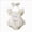 Z113-White, variant on 0-3 Months Infant Romper Baby Girl Romper Ruffle Sleeveless Jumpsuit Bodysuit Headband Infant Outfit