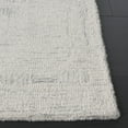 thumbnail image 4 of SAFAVIEH Ebony Madelyn Distressed Wool Area Rug, Ivory/Gray, 6' x 6' Square, 4 of 11