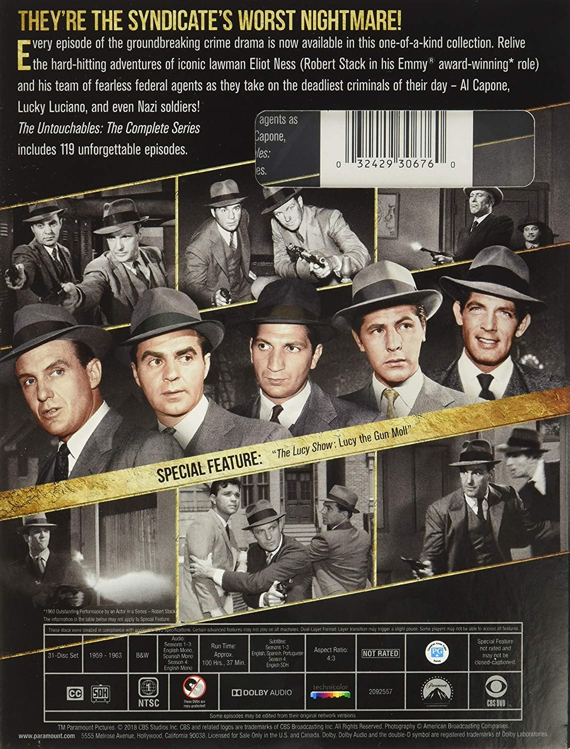 Free Shipping! The Untouchables: The Complete Series (DVD
