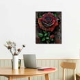 thumbnail image 3 of JEUXUS Modern Graffiti Canvas Wall Art Abstract Colorful Rose Painting Poster Art Prints for Living Room Bedroom Wall Decor Stretched and Framed Ready to Hang, 3 of 5