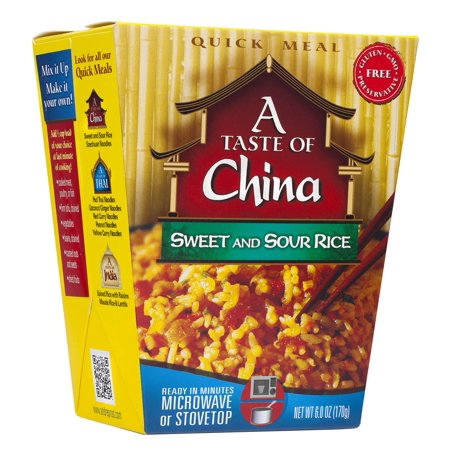 A Taste of China Sweet and Sour Rice, 6-Ounces (Pack of (Best Taste Chinese Food)