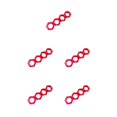 thumbnail image 1 of relayinert Set of 4 Wheel Nuts for 1 7 1 8 RC Vehicles Practical Replacement Accessories Red Diameter:17mm 5Set, 1 of 6