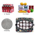 thumbnail image 4 of FORMRS Reusable Lunch Bag for Work School Leakproof Insulated Cooler with Adjustable Shoulder Strap, Floral Raspberry Pattern, 4 of 6