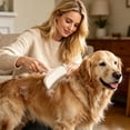 thumbnail image 2 of V-Shaped Tight Teeth Pet Deshedding Brush, Ergonomic Handle Dog Cat Grooming Comb for Loose Undercoat Hair Removal, 2 of 6