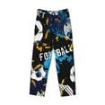 thumbnail image 4 of Balery Men'S Football Pants,Sleepwear Pants,Pajama Pants,Pj Bottoms Drawstring And Pockets-Small, 4 of 9
