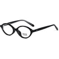 thumbnail image 1 of Small Frame Oval Glasses Anti Blue Light Tr90 Acetate Temple Retro Glasses Frame Eyeglasses Unisex, 1 of 8