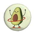 thumbnail image 2 of Easygdp Avocado1 Automobile Tire Dust Cover, 14-17in Spare Tire Cover Universal Fit for Trailer, Car, Truck, SUV, Jeep - 17 inch, 2 of 9