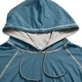 thumbnail image 6 of Yertdoel Hoodies for Men Solid Color Long Sleeve Drawstring Hooded Sweatshirt Fall Comfy Breathable Workout Fitness Casual Tops, 6 of 6