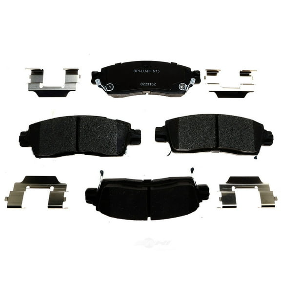 Disc Brake Pad Set Fits select: 2009-2017 CHEVROLET TRAVERSE, 2002-2009 CHEVROLET TRAILBLAZER