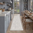 thumbnail image 2 of BERTHMEER 2'x6' Runner Rugs for Hallway Bathroom Bedroom Entryway Kitchen Non Slip Washable Blue Vintage Oriental Traditional Distressed Runner Rugs, 2 of 5