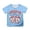 Sky Blue, variant on Graphic Tees for Girls: Short Sleeve Crewneck Tops 5-14 Years Comfortable & Casual for Everyday & Party Wear