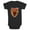 Black, variant on Netflix Infant's Stranger Things Hellfire Club Demon Logo Bodysuit