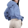 thumbnail image 2 of Womens Essentials Heavyweight Pullover Hoodie Loose Fit, 2 of 6