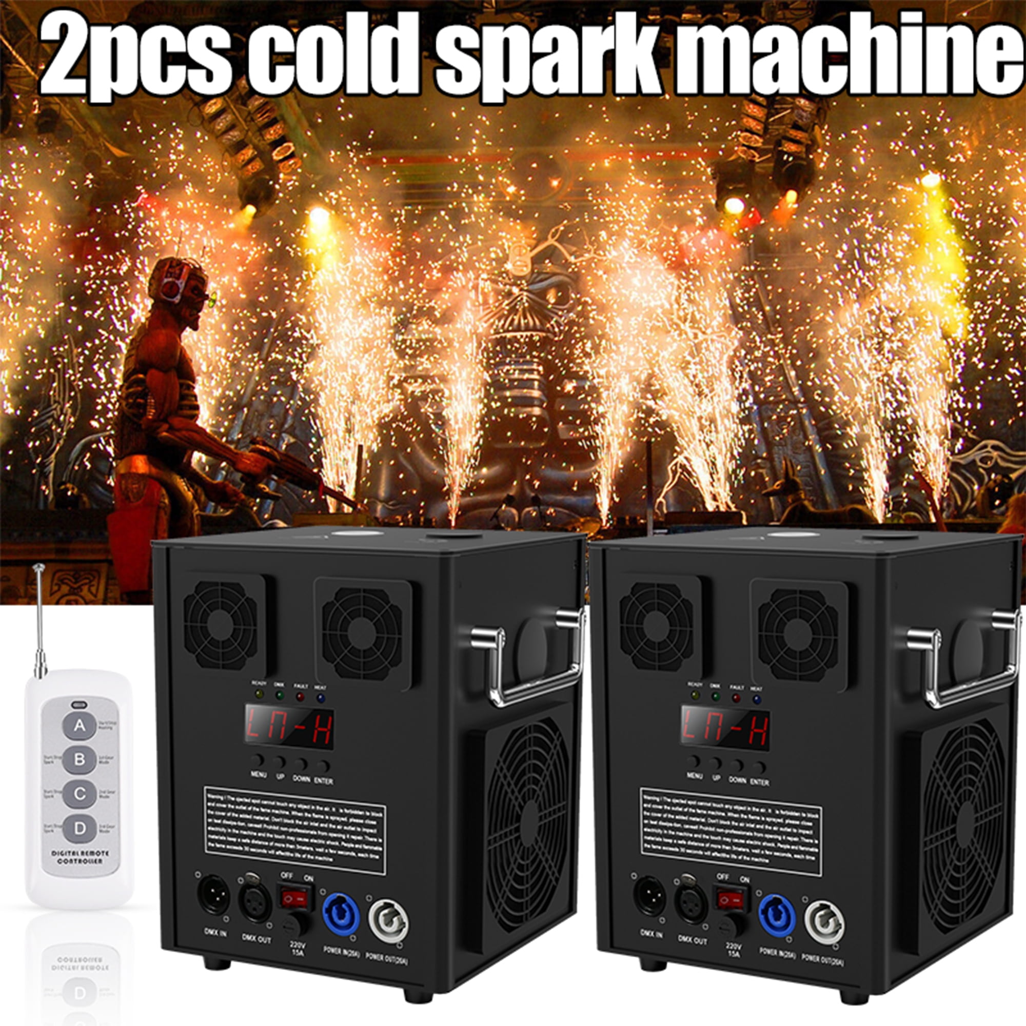 700W Cold Spark Firework Machine DMX512 Stage Equipment Showing
