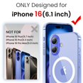 thumbnail image 2 of Funda de teléfono Toushion 3 en 1 para iPhone 16 Clear con MagSafe, 2 of 7