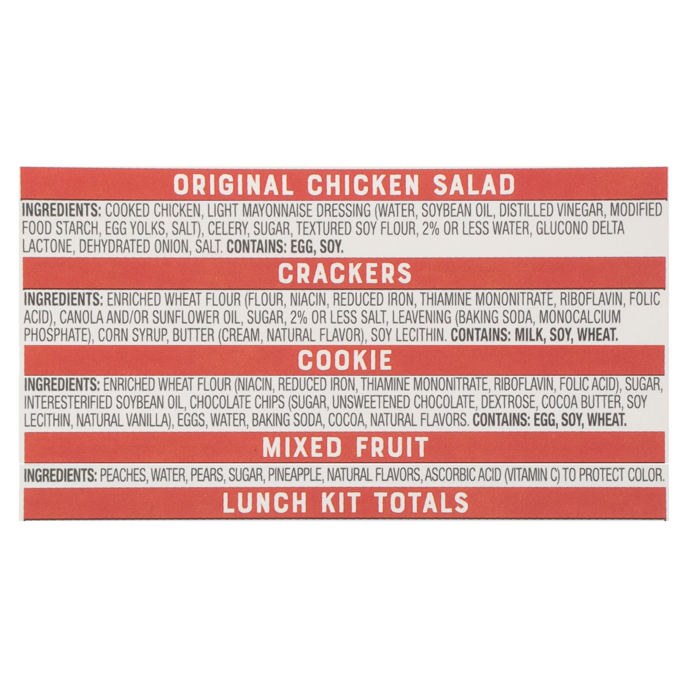 (2 pack) Bumble Bee Lunch on The Run Chicken Salad with Crackers Kit, Ready to Eat, Includes Mixed Fruit Cup and Cookie, Shelf Stable Box, 8.2 oz
