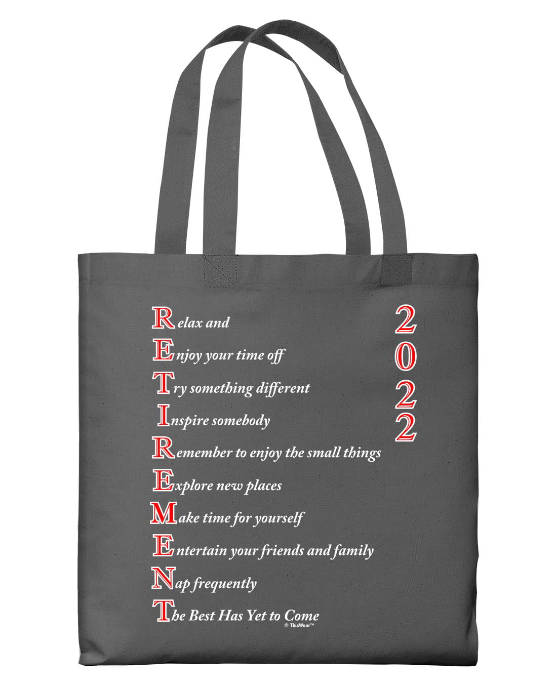 19 1/2 Inch Cotton Do Small Things with Great Love Tote Bag