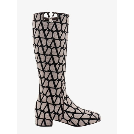 

VALENTINO GARAVANI VLOGO TYPE WOMAN Beige BOOTS