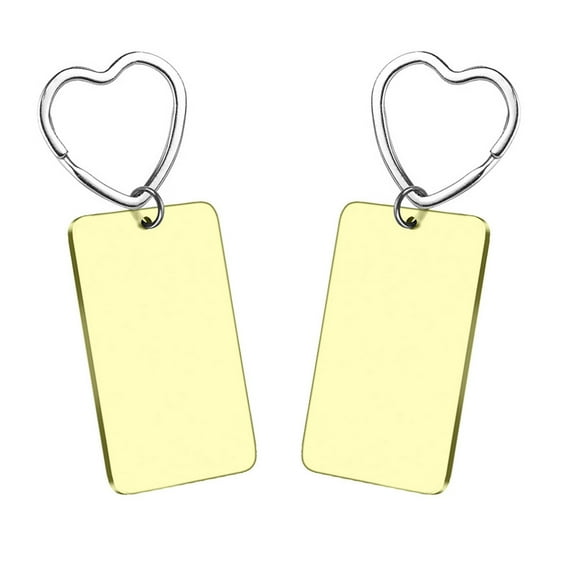 Cevemin Custom Personalized Keychain with Photo and Text Engraving - Durable Stainless Steel Key Chain for Men, Gifts for Christmas, Father's Day, Valentine's Day (1.97x1.10x0.03 inches)