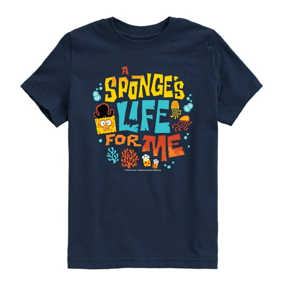 The Spongebob Movie: Search For Squarepants - Sponges Life For Me - Youth Short Sleeve Graphic T-Shirt