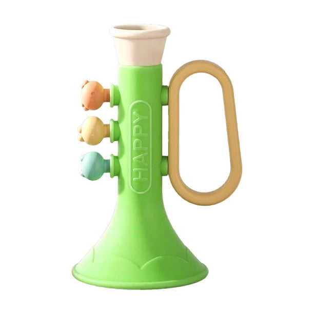 Juguetes Para Niño Juguete musical de trompeta de material suave para niños, fácil de usar, para el desarrollo auditivo, ejercicios de respiración y aprendizaje sensorial. Juguetes Para Bebe 1 Año