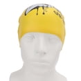 thumbnail image 1 of Chapeau de Natation Imprimé Imperméable Antidérapant à Rayures pour Adultes, 1 of 7