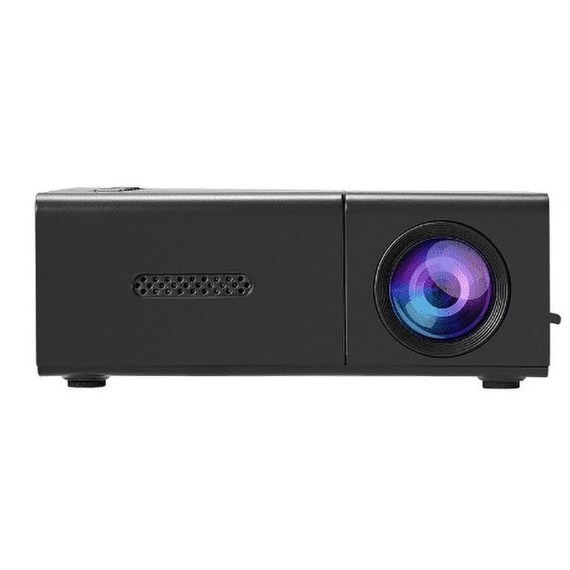 MesaSe Projector 1080P High-definition Picture Quality Mini Projector Multi Device Interface Movie Projector Black