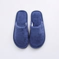 thumbnail image 4 of Indoor House Slippers for Women Men Lightweight Cotton Home Slippers Cozy Soft Bedroom Shoes Couple Travel Portable Slippers Non Slip Floor Warm Slippers, 4 of 4