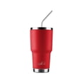 thumbnail image 1 of TERMO 30 OZ DE ACERO INOXIDABLE CON POPOTE Y CEPILLO COLOR ROJO, 1 of 8