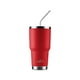 thumbnail image 1 of TERMO 30 OZ DE ACERO INOXIDABLE CON POPOTE Y CEPILLO COLOR ROJO, 1 of 8