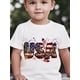 thumbnail image 1 of Youngsters' Patriotic USA Graphic Short Sleeve T-Shirt - 100% Cotton Casual Round Neck Tee with Stars & Stripes Design, Spring Summer Fall Essential, Hand Wash Only, Ideal Birthday Gift for Boys & Gi, 1 of 6