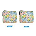thumbnail image 7 of FORMRS 15"-15.6" Laptop Sleeve Protective Case Soft Carrying Quilted Computer Bag Cover, Blue Floral Wave, 7 of 7