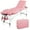 Pink, variant on Renwick 3 Section Aluminum Massage Table with Removable Headrest Armrest, 84" x 31.5", Pink