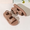 thumbnail image 6 of Xfvqtps Boys Sandals Open Toe Hook and Loop Strap Hollow out Breathable Comfortable Casual Beach Shoes for Kids Spring Summer, 6 of 9