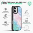 thumbnail image 4 of Magic Heaven - iPhone 16 Plus Frosted Black Bumper MagSafe Case,iPhone 16 Pro, 4 of 7