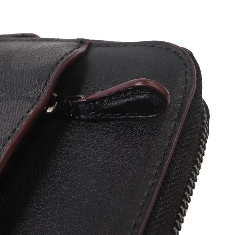 NWT COACH Laptop Tablet Case Signature Canvas Logo Black Oxblood